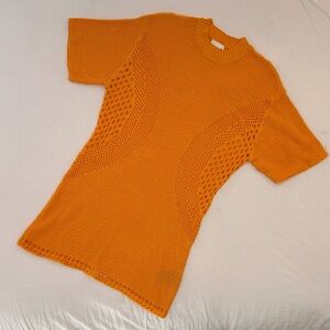 H&M Crochet Mini Dress - Orange